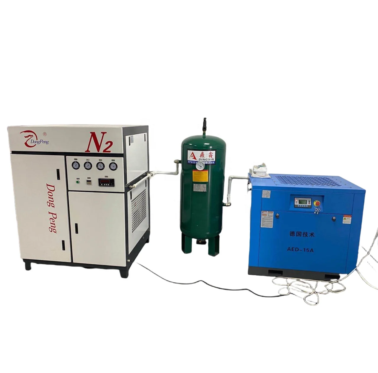 Nitrogen compressor refilling machine alarm system equipped China factory supply big nitrogen generator