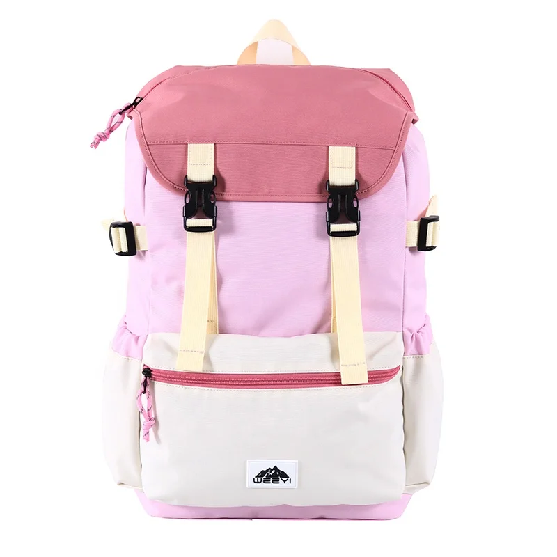 CHANGRONG Custom unisex Recycled polyester lightweight  casual outdoor Street Travel leisure sports  backpack Bag