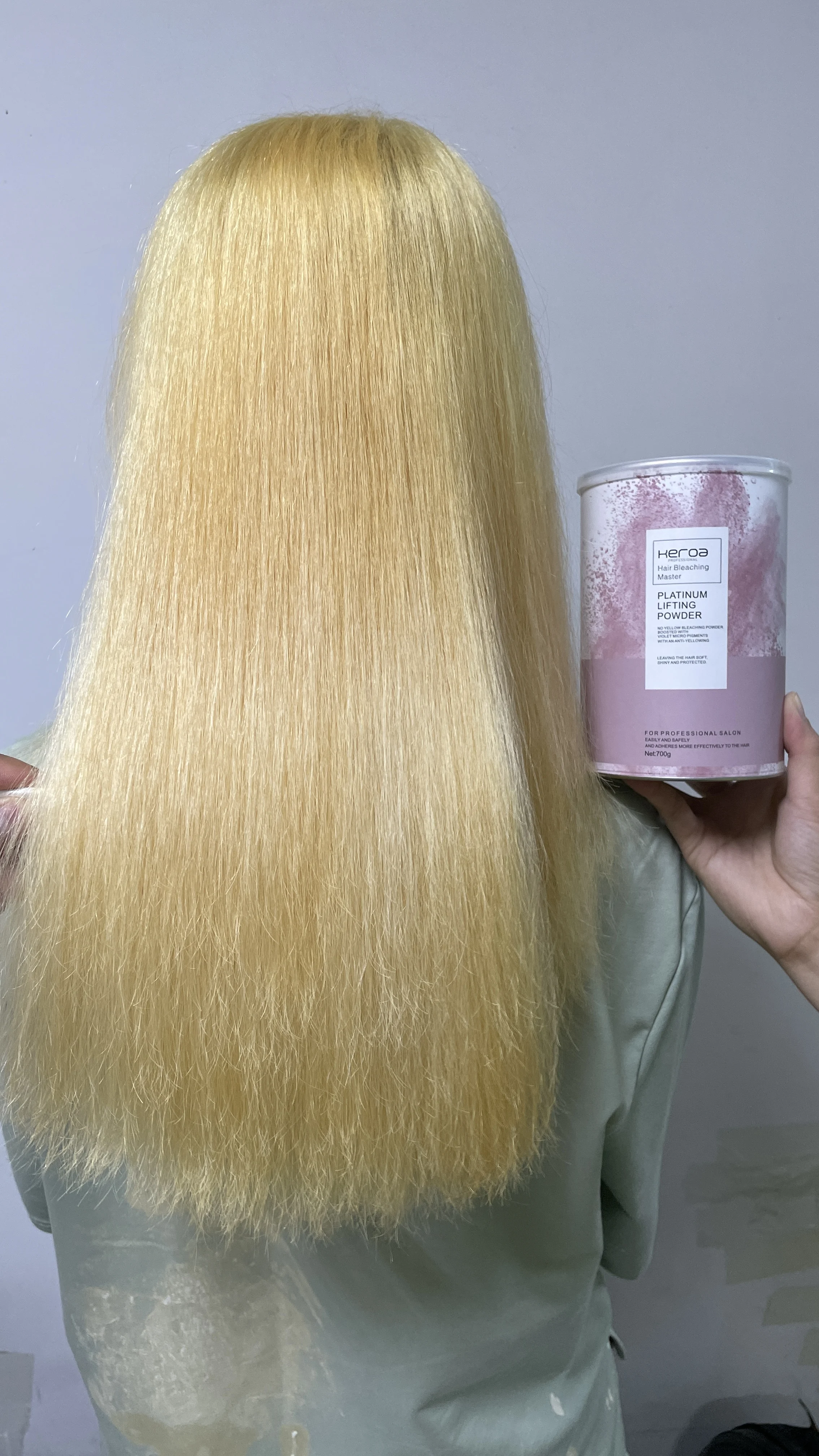 Organic Ammonia Free 9 Degrees Formula Dust Free Hair Bleaching Powder Bulk For Salon Use