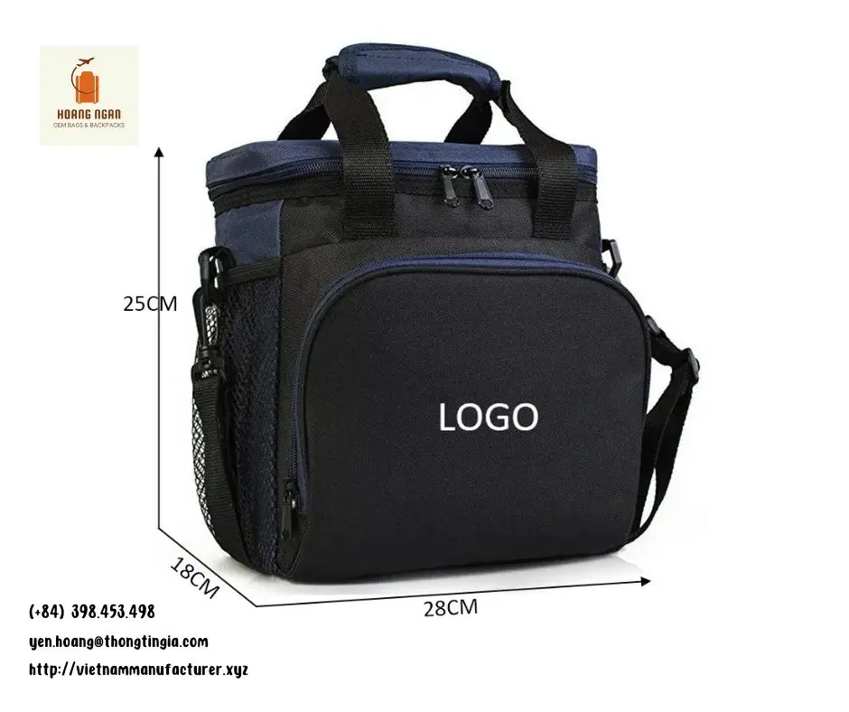 Custom Hot Sale Picnic Thermal Insulation Lunch Bag Made in Vietnam