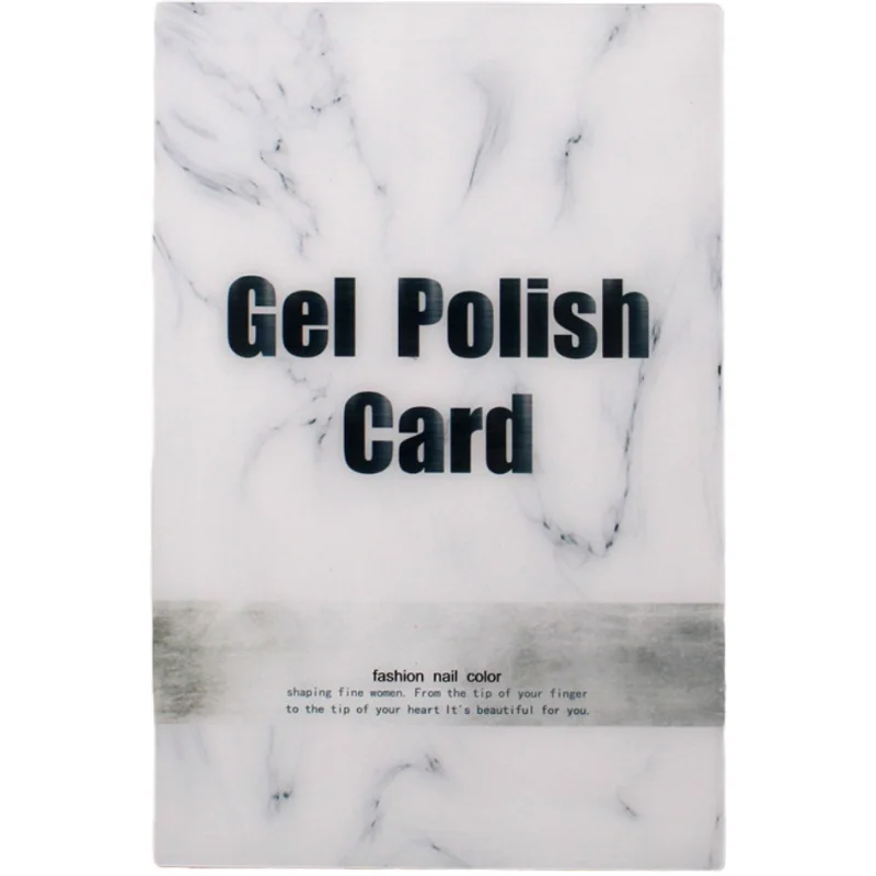 Fashion Empty nail tip box Color chart book table