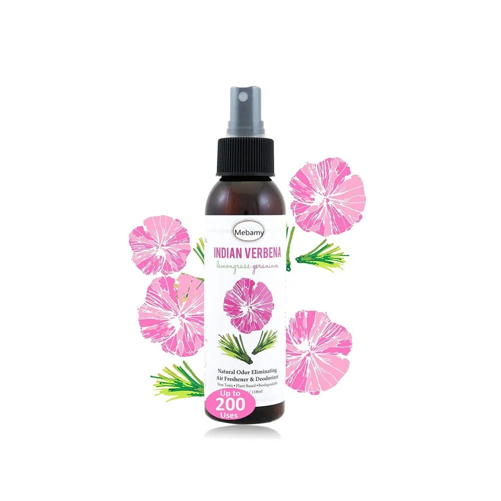 Private Label Lemongrass Geranium Natural Air Freshener Room Spray