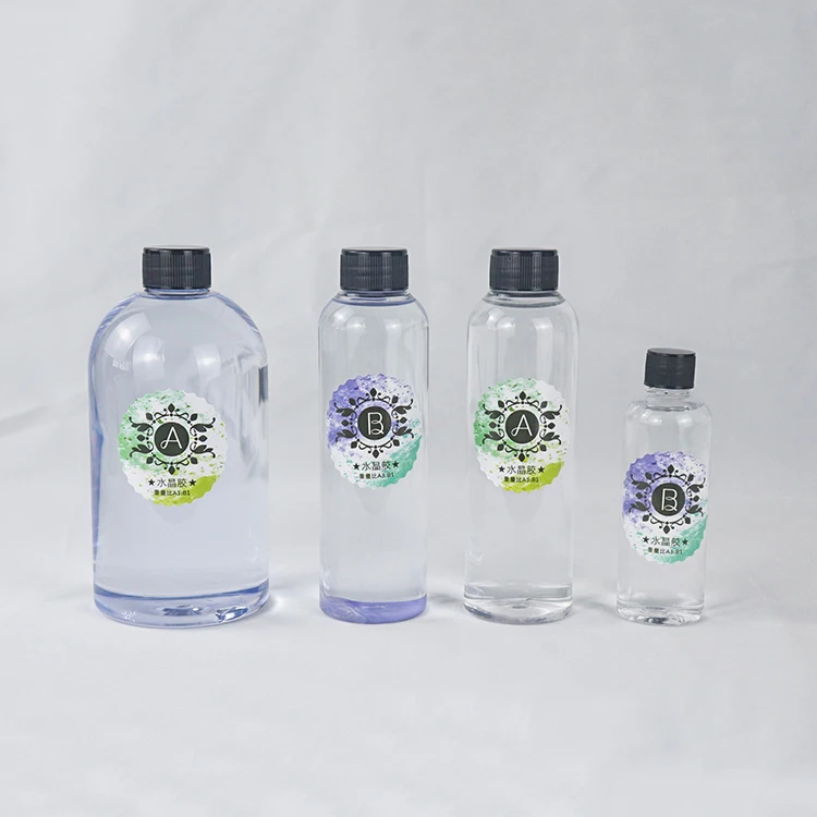 Китайский хороший твердый клей 3:1 AB, высокий прозрачный клей, твердый клей 1 кг в комплекте, Кристальный клей для творческих поделок своими руками