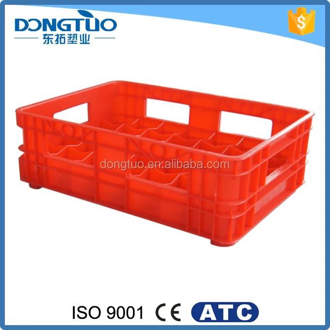 Plastic beer crate 12 bottles beer bottle boxes professional beer boxes manufacturer