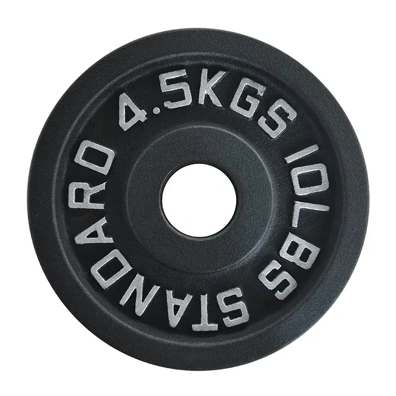 Индивидуальные чугунные весовые пластины для фитнеса и бодибилдинга-стандартная тарелка поднятия тяжестей в тренажерном зале
