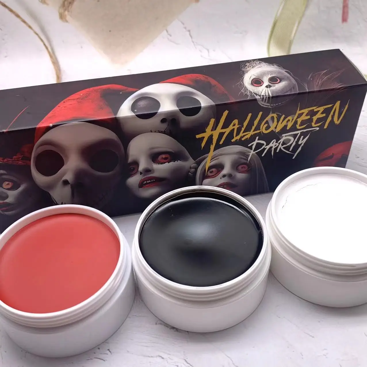 Oil Face Paint Paint 12 Colors Art Halloween Party Fancy Dress Party Fancy Makeup Body Oil Paint Makeup