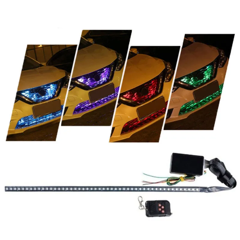 Car led light strips knight rider led daytime running light turn signal light strips