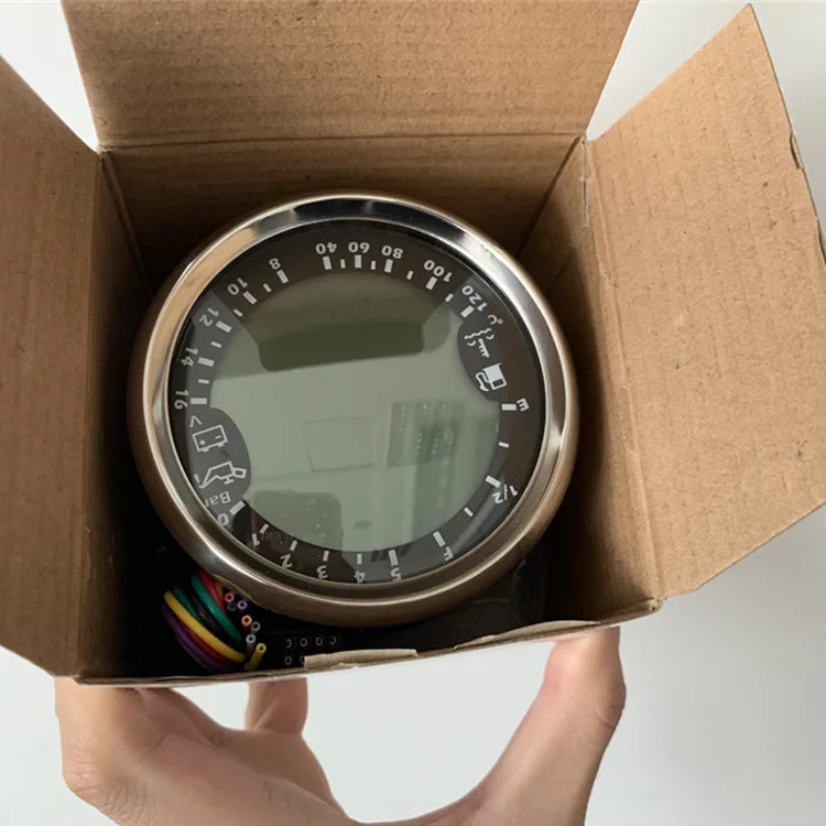 85mm 200MPH Boat GPS Speed Gauge