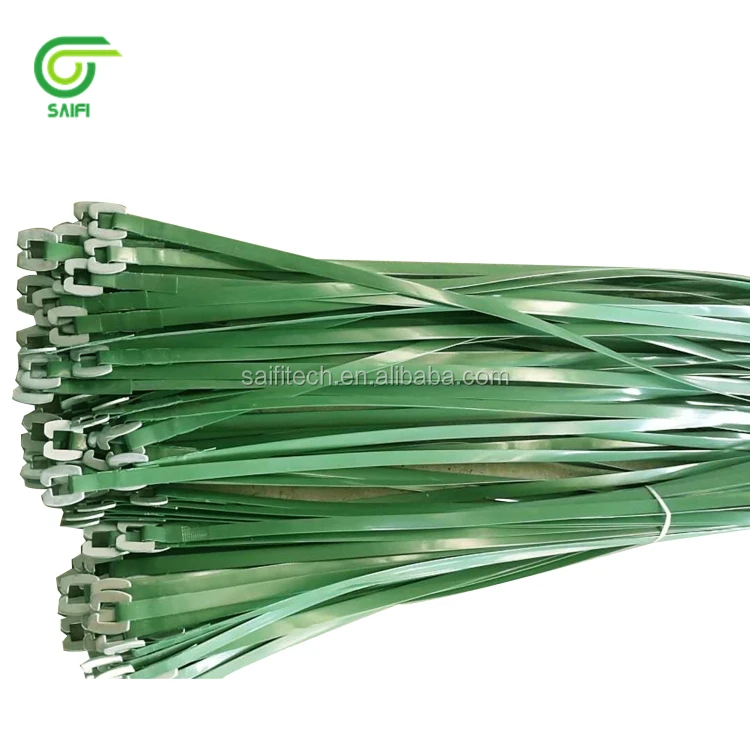 Plastic high strength green embossed polyester strapping belt band cotton baling pet strap