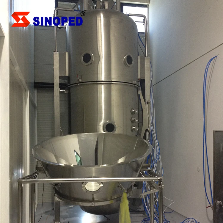 FG-60 FG Series Vertical Fluid Bed Granulating Drier Fluid Bed Coater