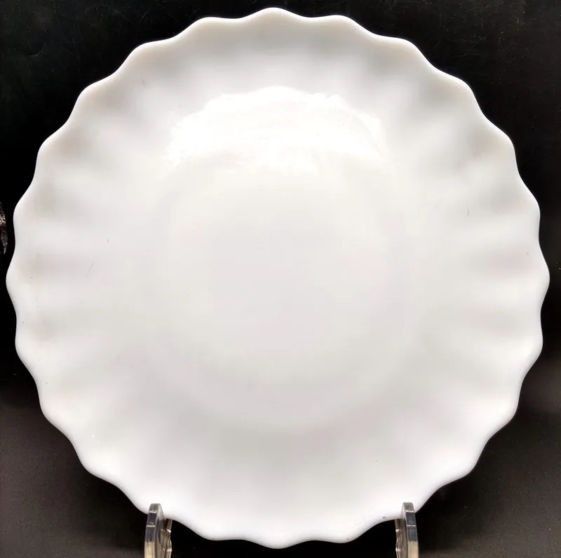 
Десертная тарелка из опалового стекла высшего класса во французском стиле, тарелка из обычного белого стекла, безопасная для микроволновой печи, посудомоечная машина, посуда 