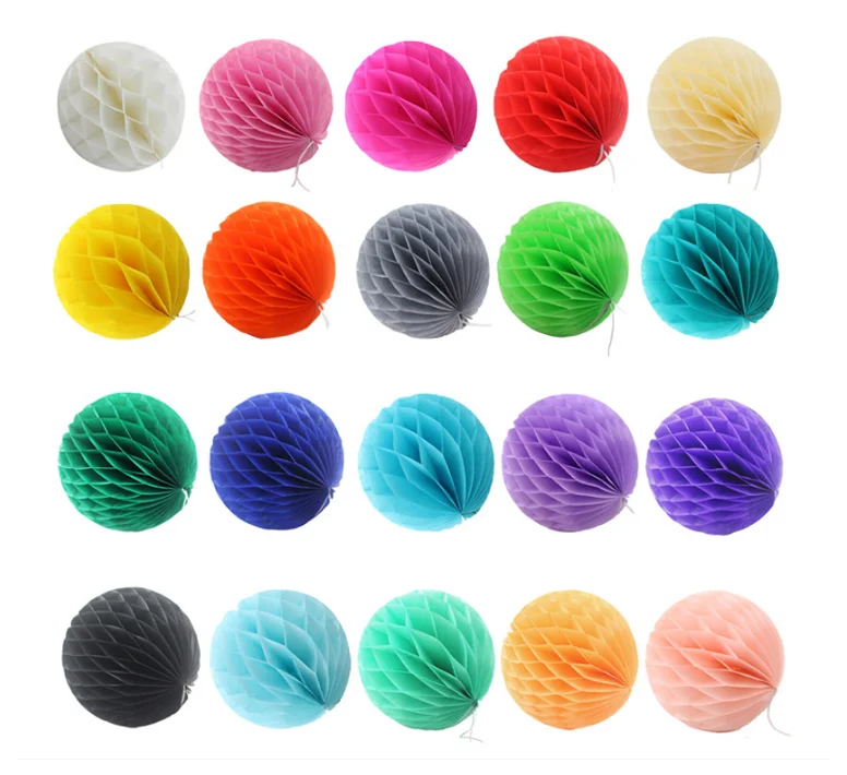 
Wholesale Handmade Pompoms Tissue Balls Paper Craft Honeycomb Ball  (60554472753)