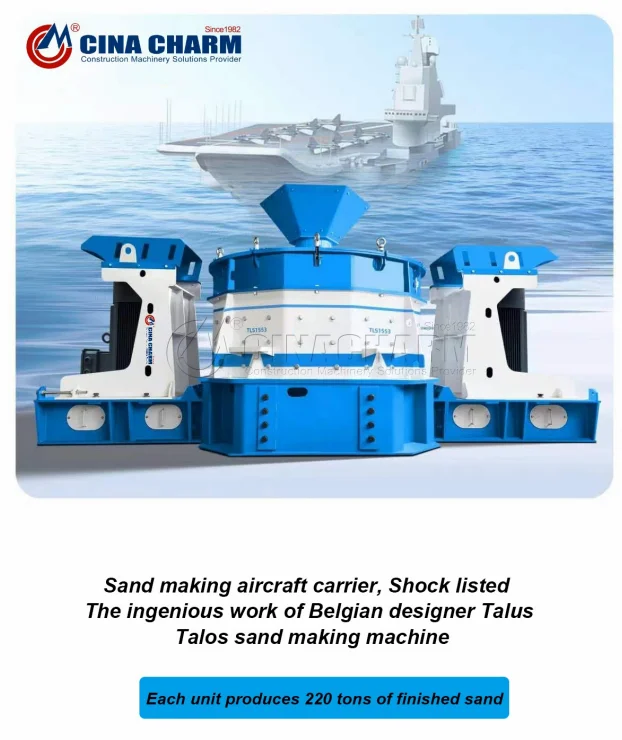 New Arrival Taros Sand Making Machine Strong crushing force sand making machinery crusher stone sand polymer making machine