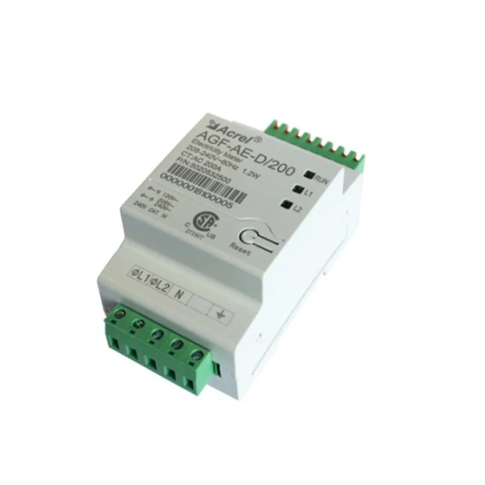  Acrel AGF-AE-D/200 Солнечная сетевая система одобрено ANSI измеритель дохода однофазный трехпроводной энергии на