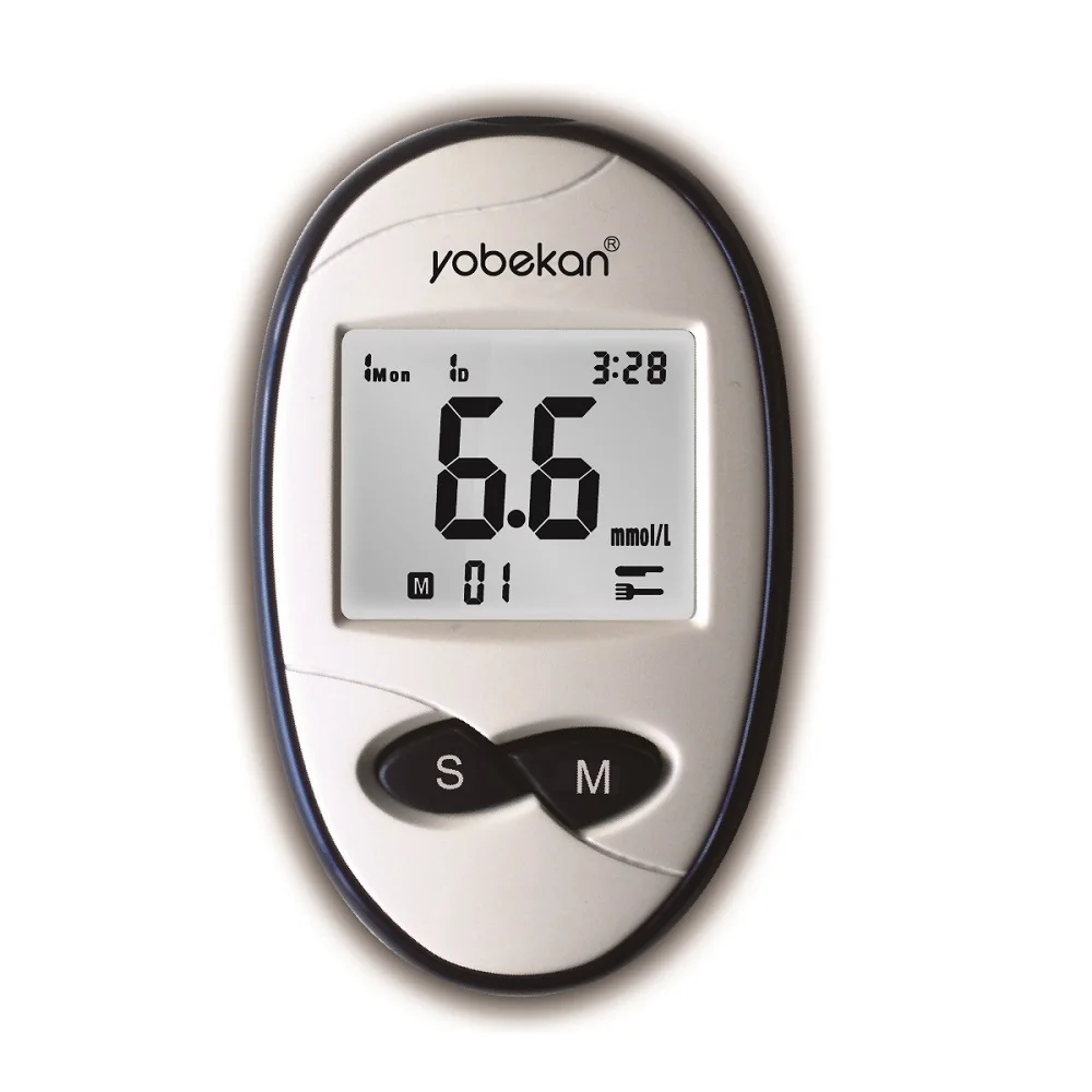 Yobekan Safe Accu Glucometer Electronic Digital Blood Glucose Meter With Test Strips