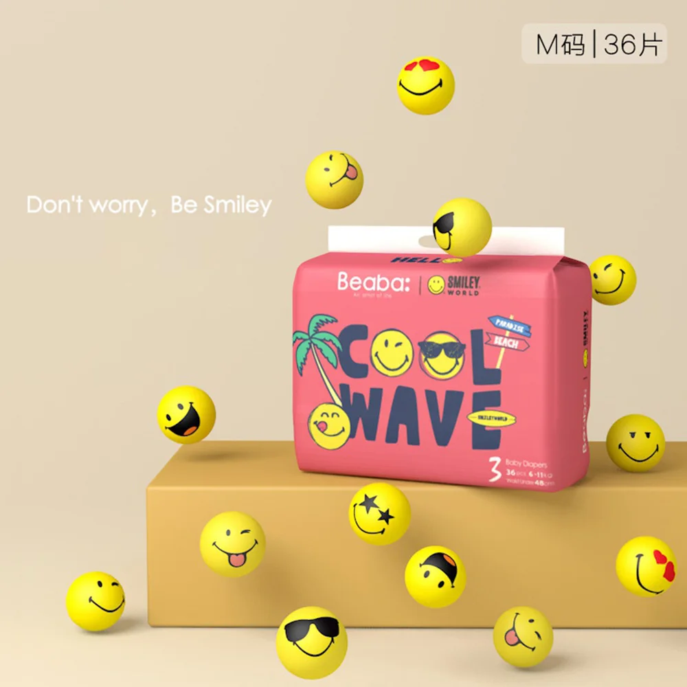 BEABA Free Sample OEM&ODM Disposable Wholesale Baby Diapers Training Pants