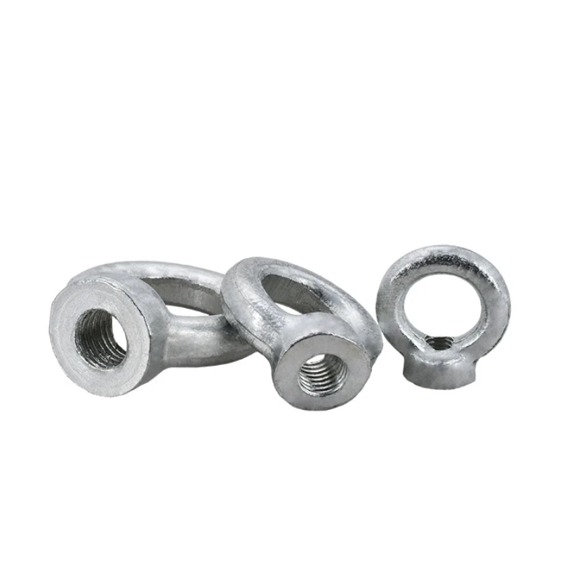 Carbon Steel Class Grade 4.8 8.8 10.9 12.9 HDG Dacromet Hot Dip Galvanized Lifting Eye Nut DIN582 Ring Nut Forged Eye Nut