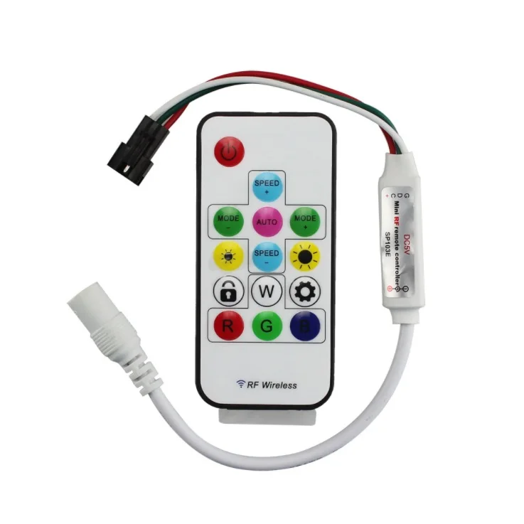 SP101E SP102E SP103E SP104E беспроводной мини цветной контроллер мечты для WS2811 WS2812 WS2812B Светодиодные полосы света