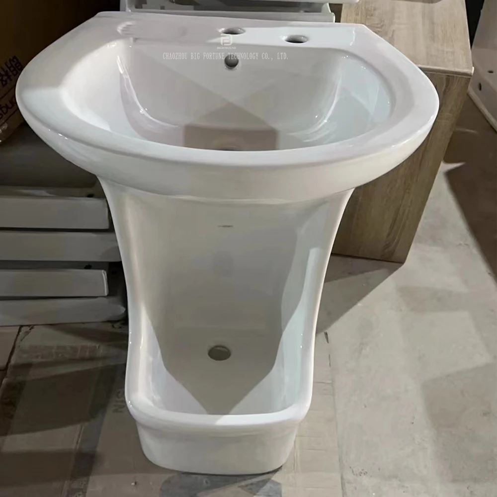 Sanitary Wares Dual Use Wall Mount Hand Wash Sink Muslim Feet Bathroom Basin Wudu Sink Ceramic Foot Wash Basin