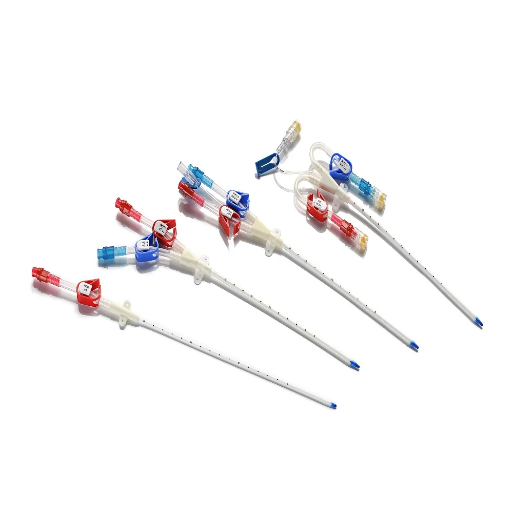 Hot selling single lumen double lumen triple lumen dialyzer for hemodialysis fresenius hemodialysis catheter kits