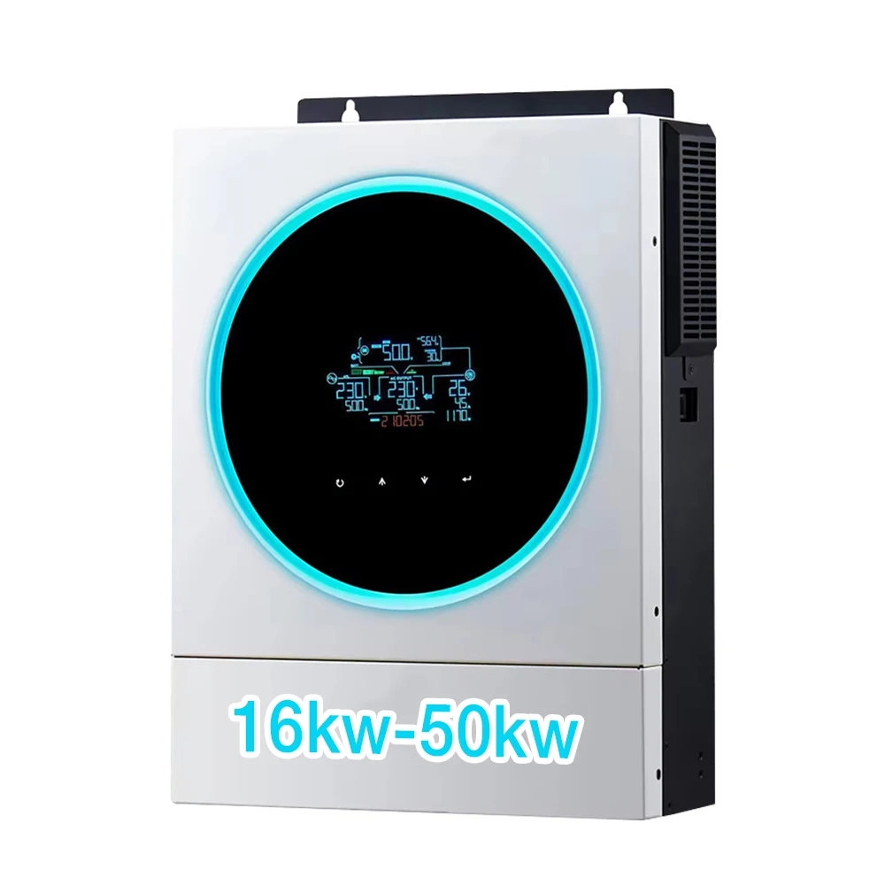 Hot sale 5Kw 10Kw 15Kw 30Kw 50Kw Pure Sine wave 20Kw Inverter 220 V Ac 3 Phase On-Grid Off Grid Solar Inverter