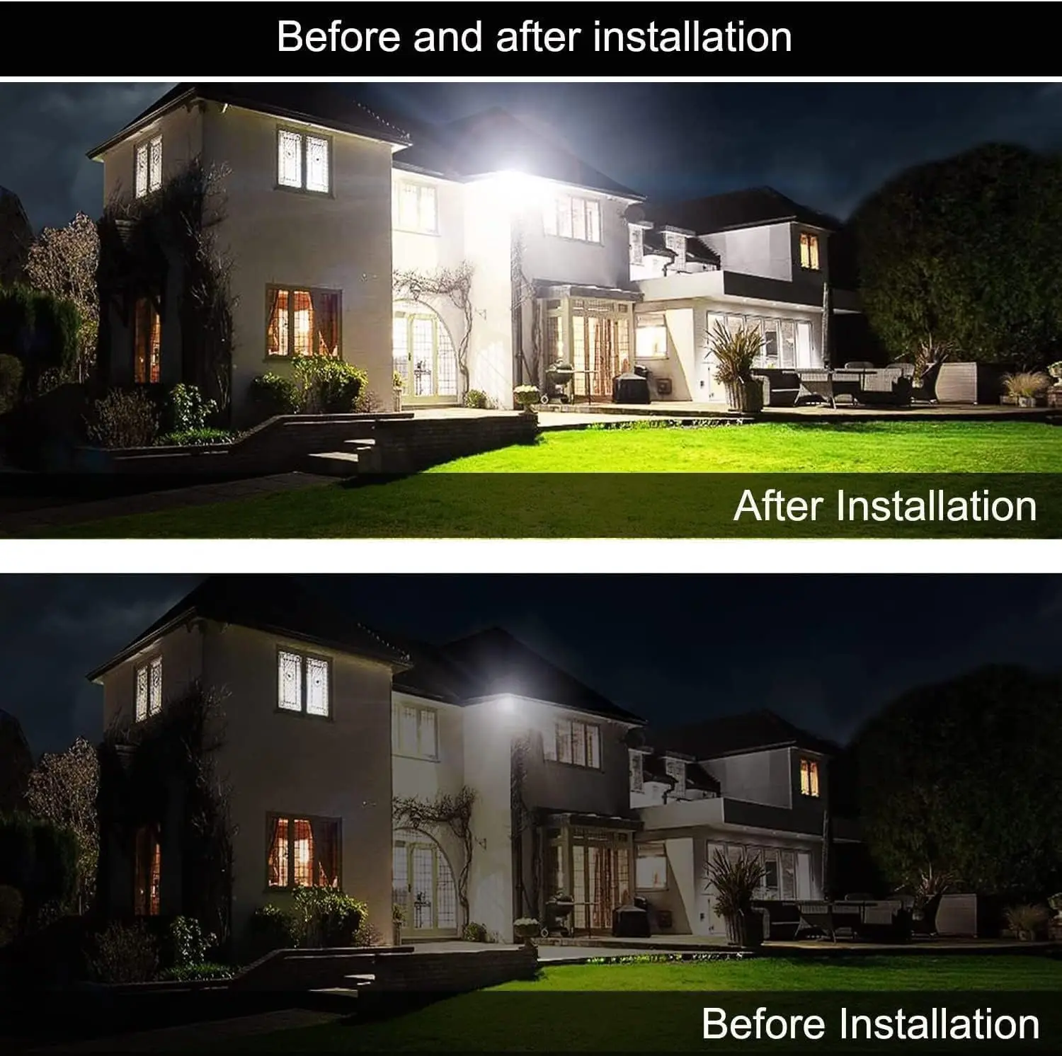 High Power 10w 50w 200w LED Flood Light Outdoor Waterproof IP65 Brightness Light Fixture Tempered Glass