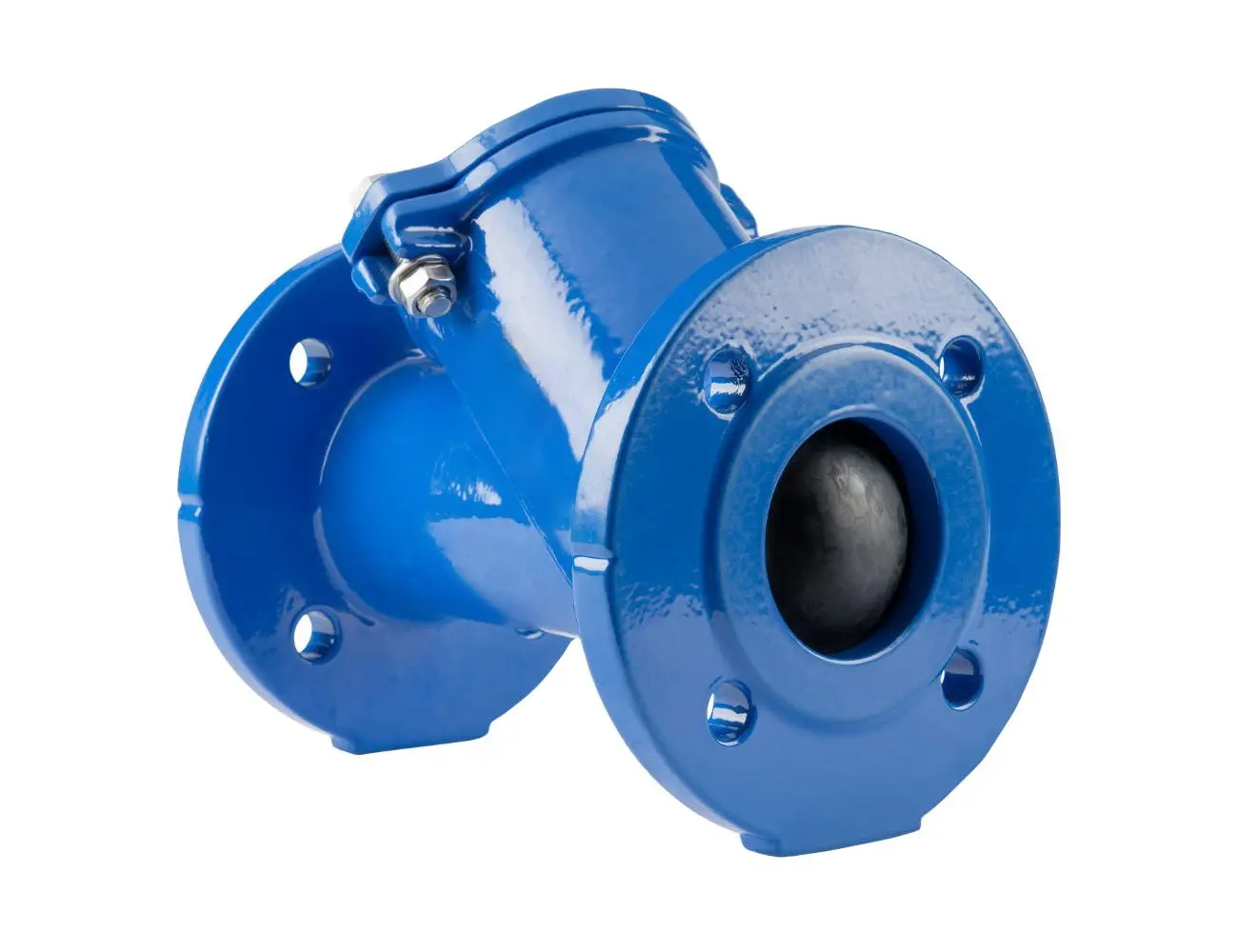  DN500 PN16 чугунный корпус резиновый шаровой обратный