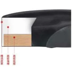 Drum stool throne seat saddle shape black brown comfortable durable seat heavy duty throne for drum set seat