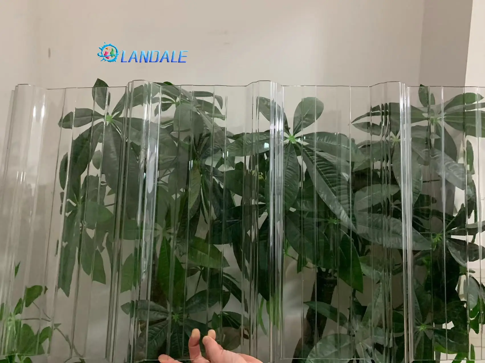 Transparent polycarbonate /PC Corrugated Transparent roof factory shed Garage roof top Wave plate