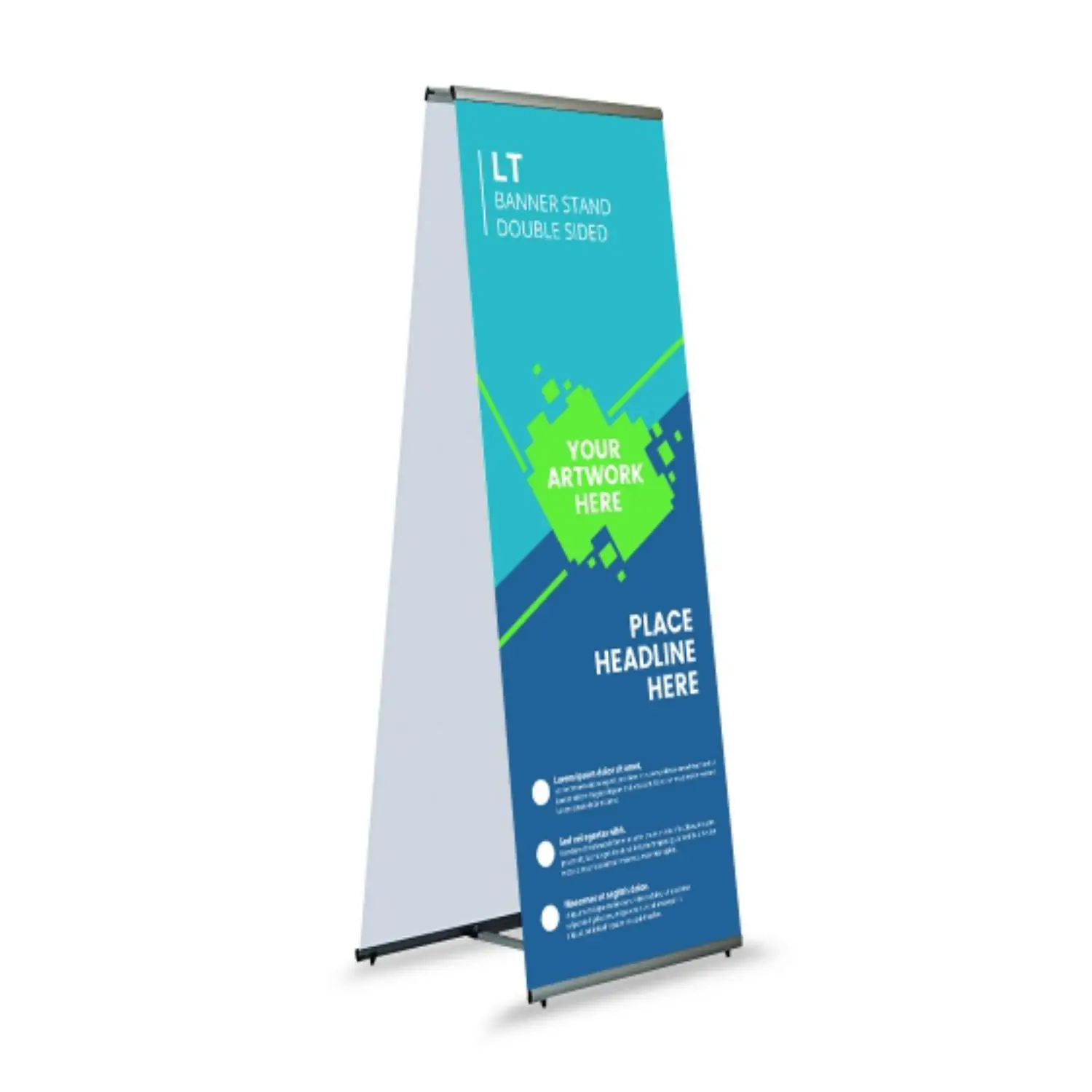 
Promotional Reusable Display 80X200Cm Led Advertising Exhibition Double Side Roll Up Banner Stand 
