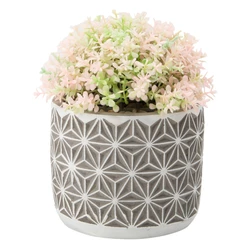 Large Planter Flower Vietnam Painted Ceramic Pot