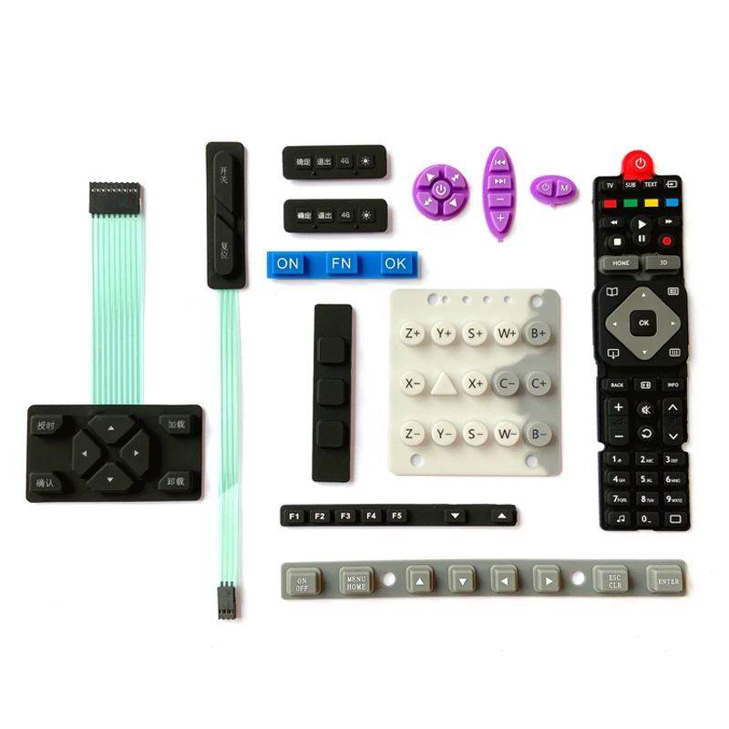 Пользовательская лазерная гравировка подсветка силиконовый переключатель подсветка резиновые силиконовые кнопки клавиатуры