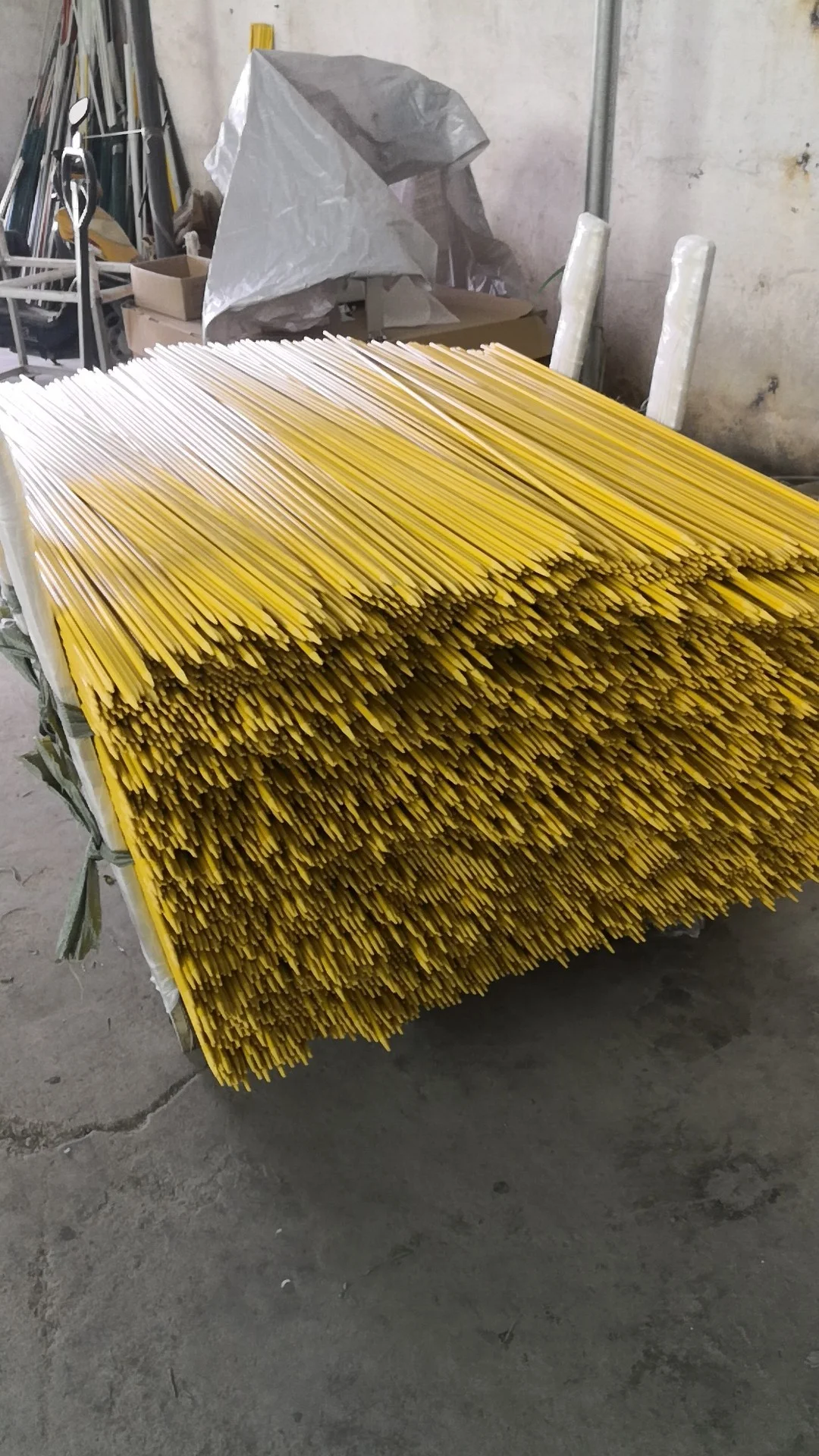 Hot Sale 5mm Pultruded FRP Fiberglass Growing Stick for citrus nursery