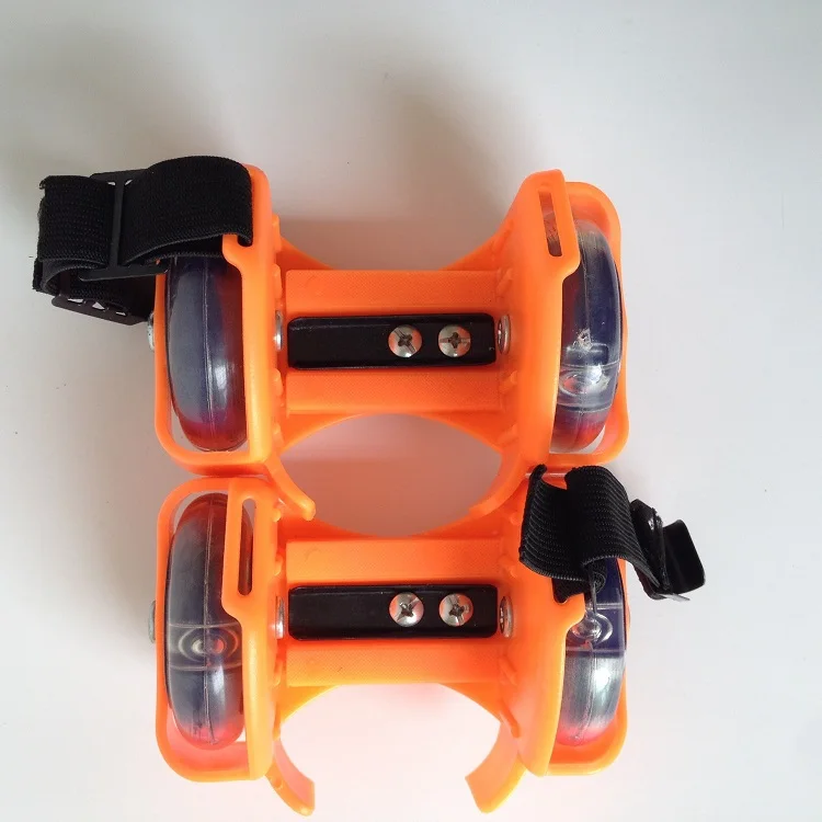
Heel Skate Rollers Skates Wheeled Lightweight Kids Flashing LED Roller Skates 