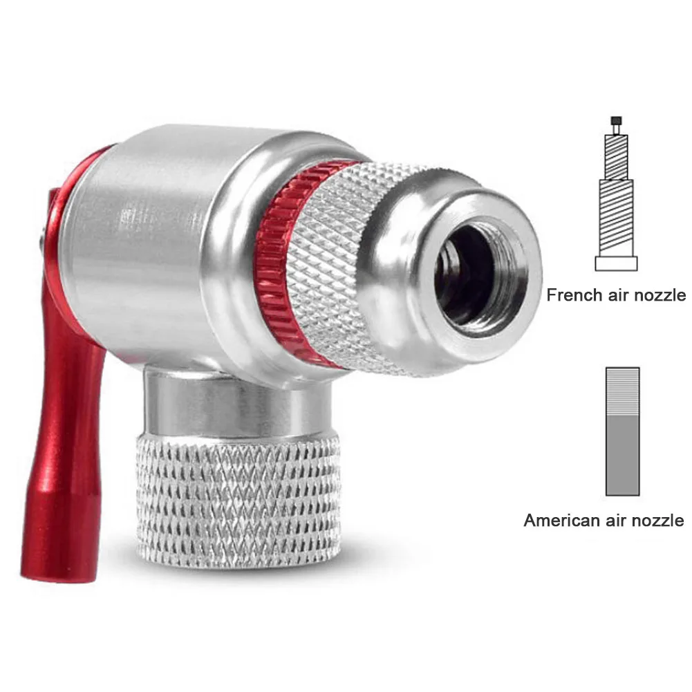 CO2 Inflator Kits Threaded Cartridges for Bike Tires Mini Portable co2 Bicycle Tire Pump for Road and Mountain