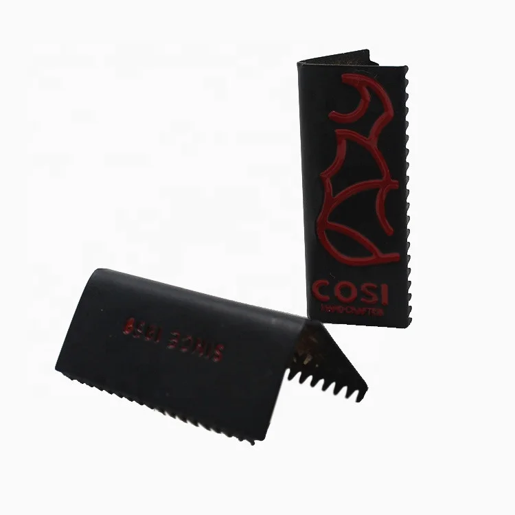 Wholesale Custom Debossed Brand Logo Metal Toothed Tail Clamp for Tie