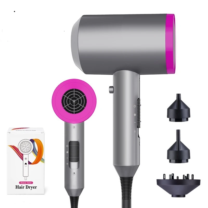 Cheap Price Fast Drying 1800W Ionic Reduce Frizz Manufacturer Secador De Pelo Professional Blow Hair Dryer with 3 attachement