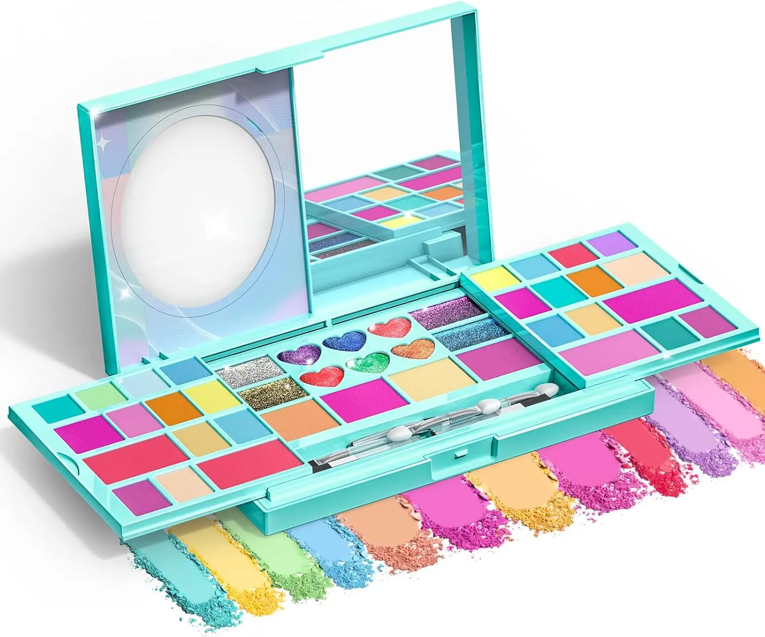 Private Label Cute All in One Makeup  Gift Kit for Teens Cosmetic Set With Safe Washable Formula