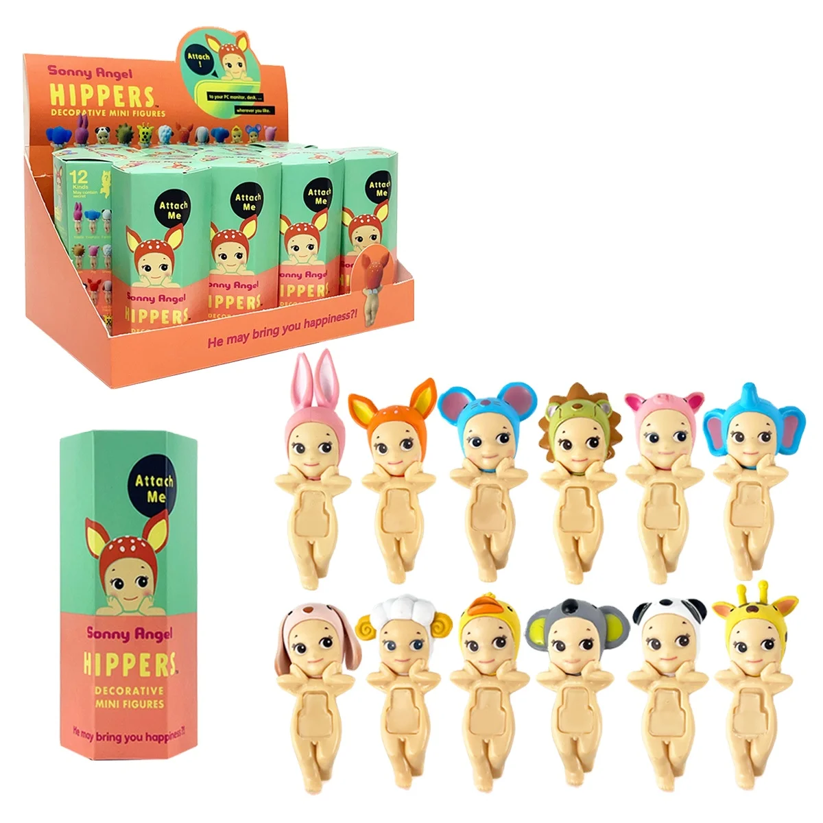 Hot Sonny Angels Hippers Blind Box Harvest Series Fruit Vegetable Anime Figure Ornaments Dolls Fans Children Christmas Gift