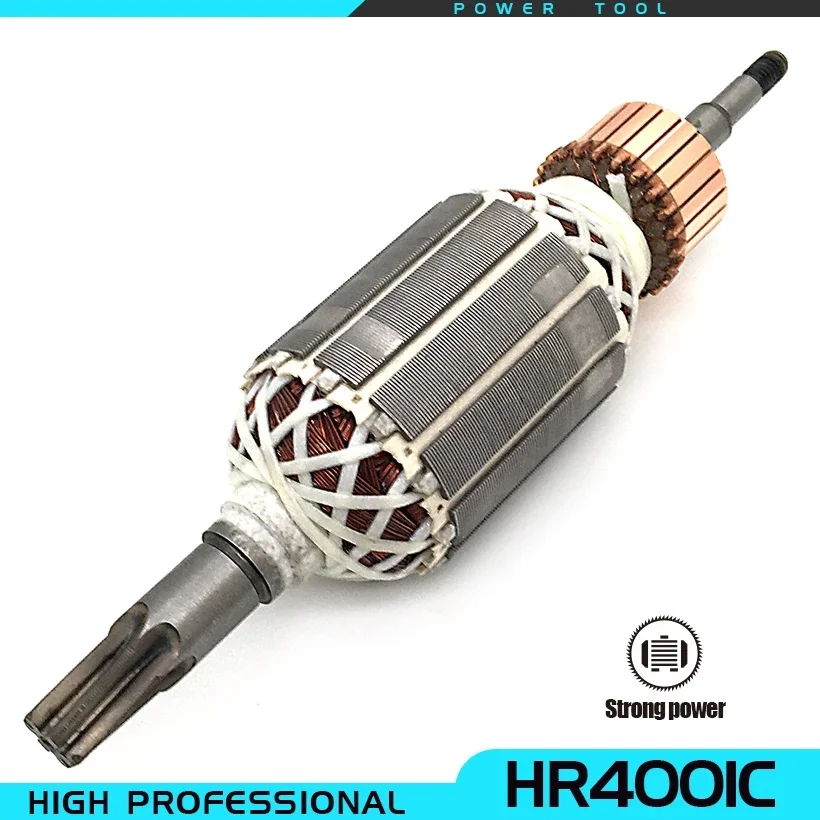 Замена ротора якоря для Makitas HR4010C 4010 HR4001C 4001 HR4011C 4011 HR4001CX HR 0860 аксессуары роторного молотка 513631-1