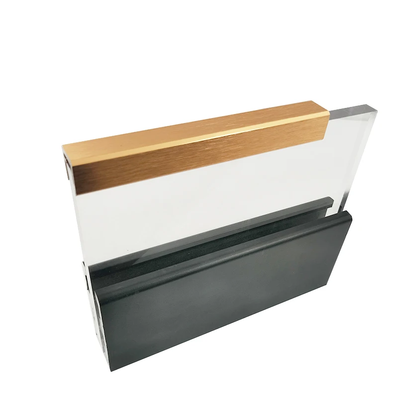 China Suppliers Profile-aluminium  Glass Railing Aluminum Frameless U Channel Aluminum Decking Railing