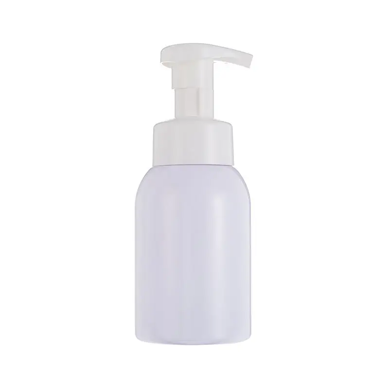 Body wash pet foam pump bottle 250ml bath wash foaming shampoo containers plastic lotion bottle