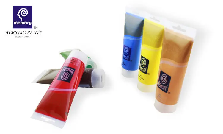 Memory Paint 60ml 75ml 100ml 120ml 200ml Pearlescent Acrylic Paint Artists Acrylic Colors in tube