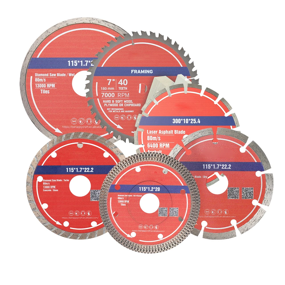 GOLDMOON 4.5 Inch Turbo Diamond Saw Blade