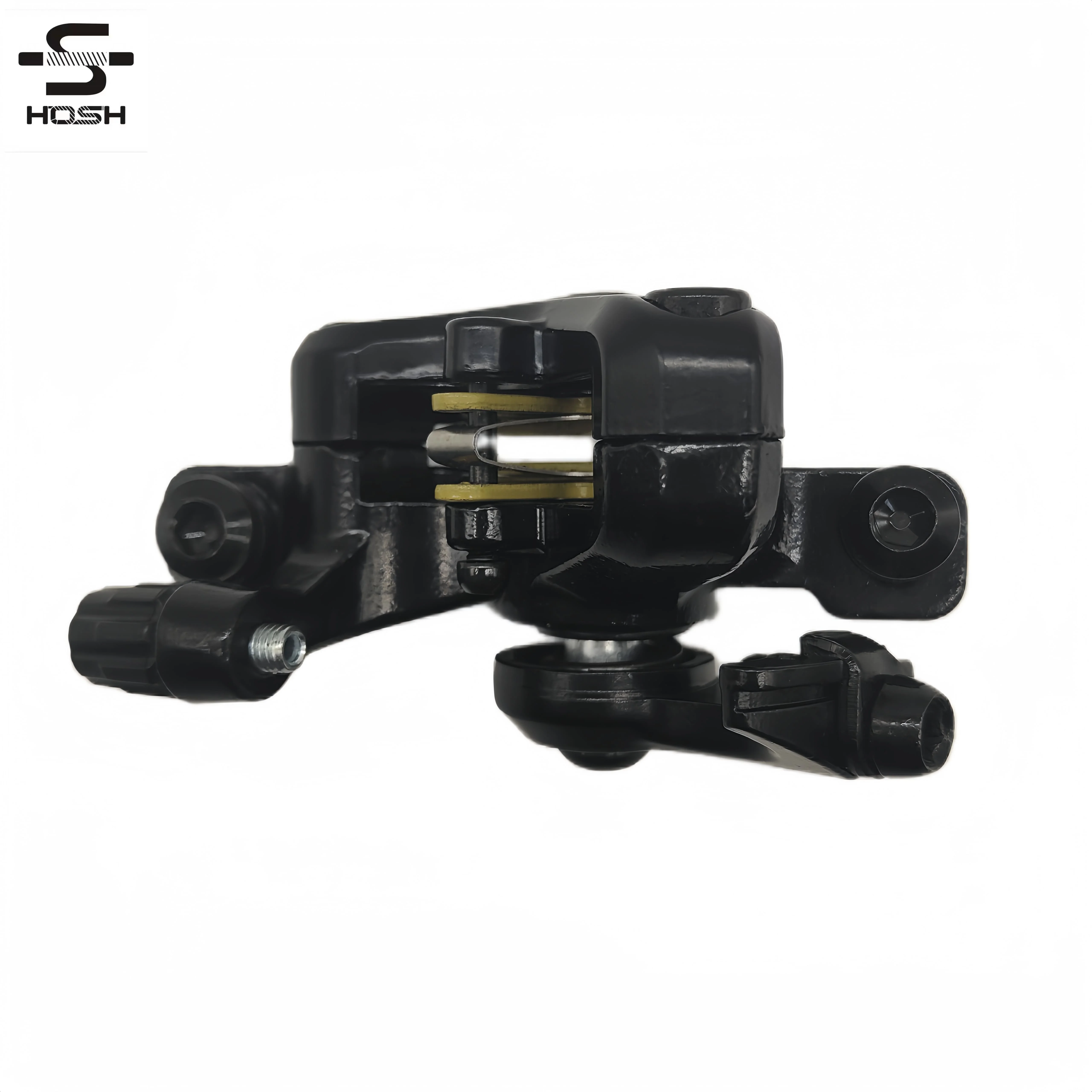 Ebike HOSH BB7 Mechanical Disc Brake Set,Bicycle Front and Rear Line Pulling Brake Caliper for MTB