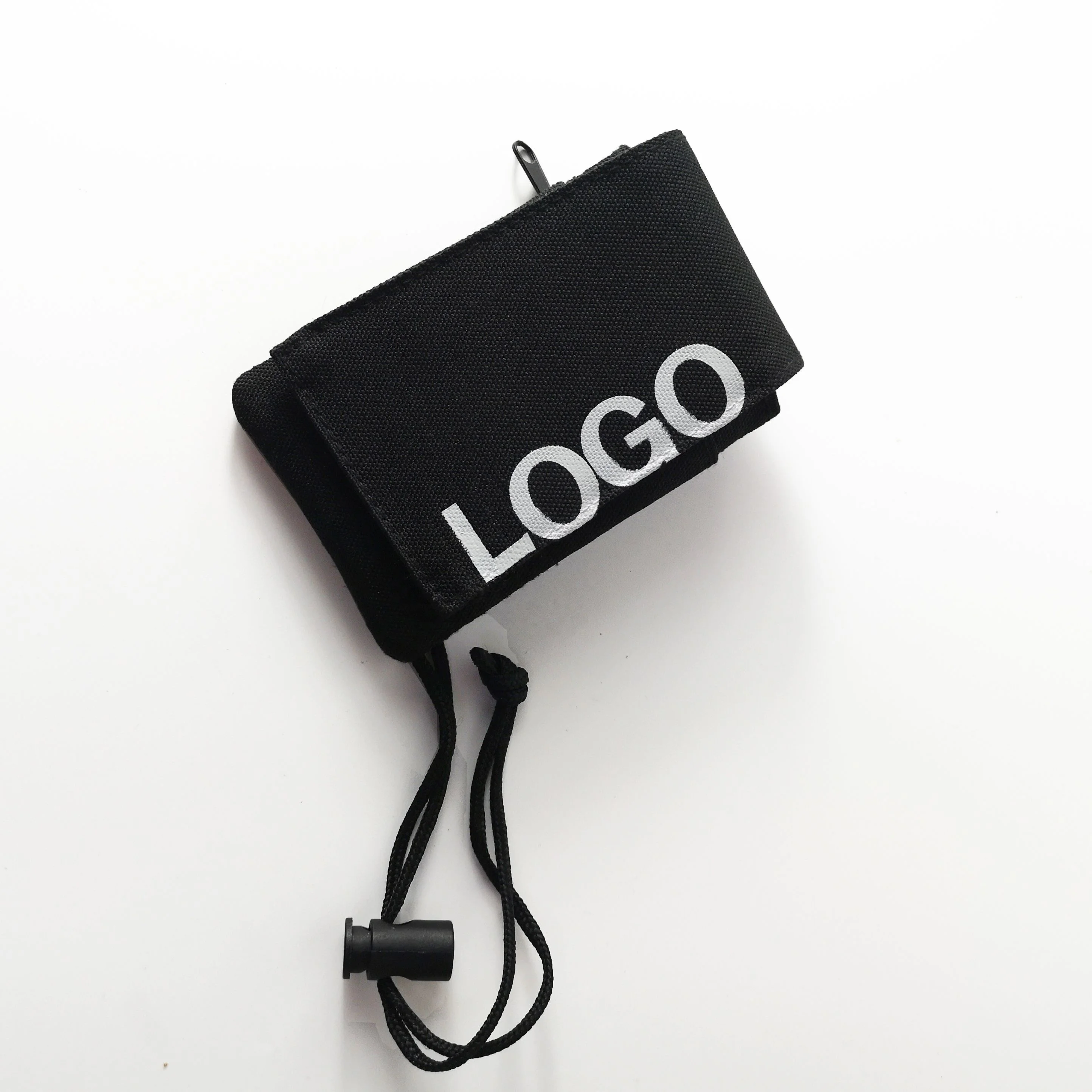 Nice looking necklace cardholder canvas soft card case organizer promotional gift