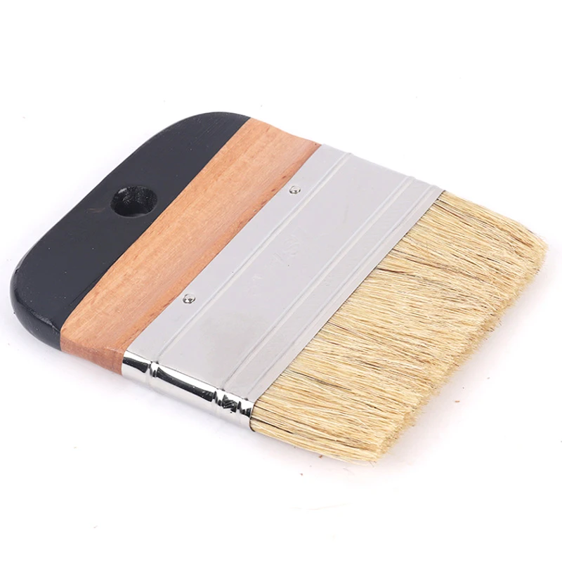 Трафаретная кисть для меловой краски с деревянной ручкой annie sloan