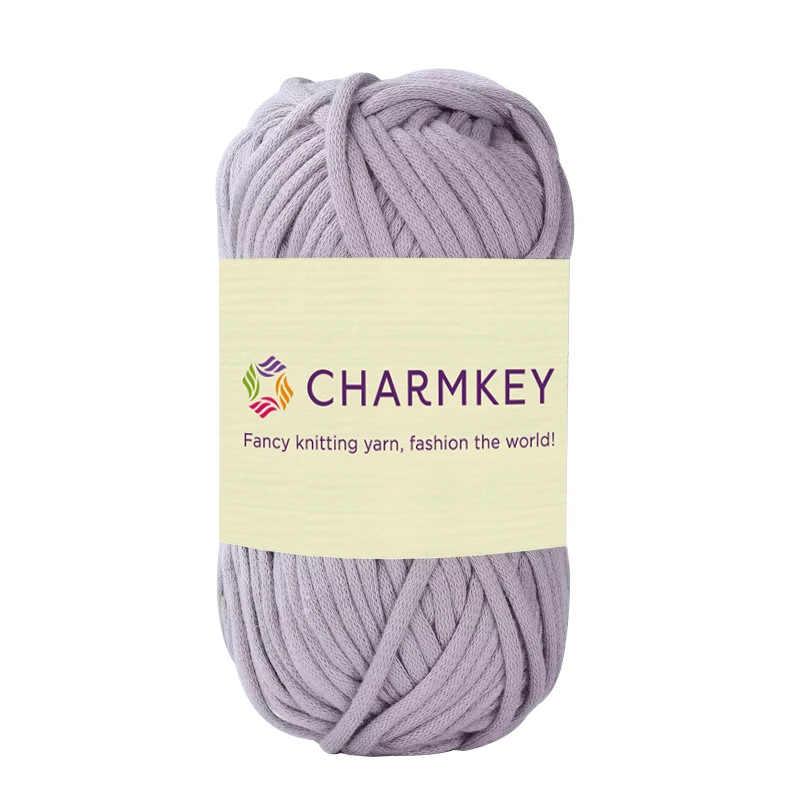 Charmkey Лучшая цена мягкая 50 г 32% нейлоновая причудливая хлопчатобумажная пряжа для ручного вязания и