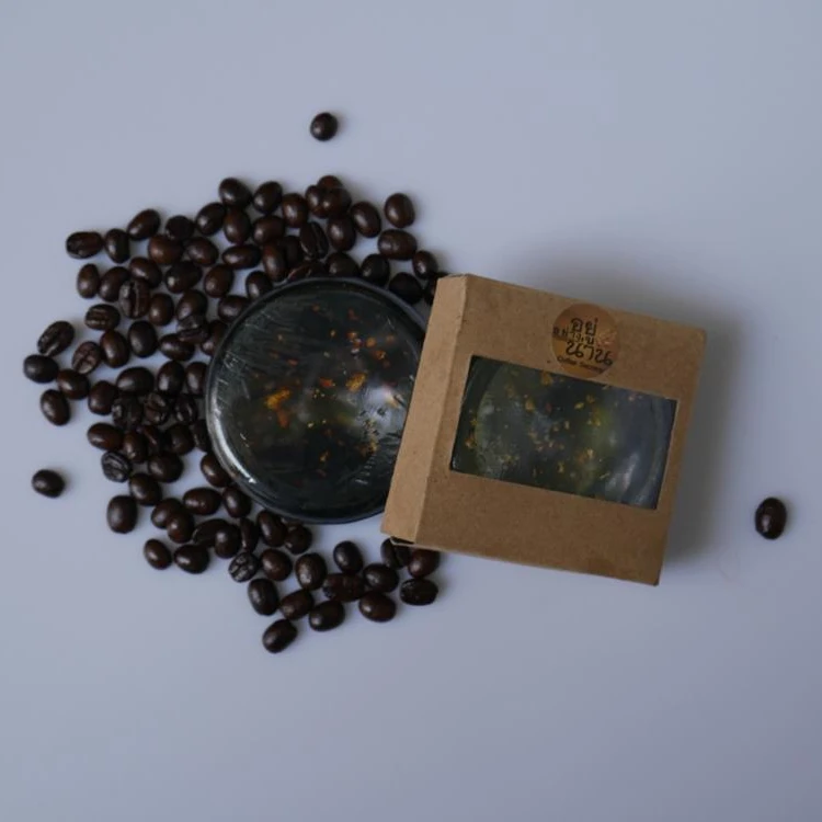 Factory Wholesale OEM Coffee Gold Facial Soap, Handmade Coffee Soap Herbal Soap Thailand