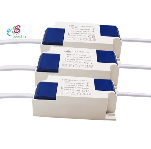 Seestar isolated constant current Low PF Saudi Arabia withstand3750V CB AC85-264V DC6-12V 300mA 1W 2W 3W indoor led light driver